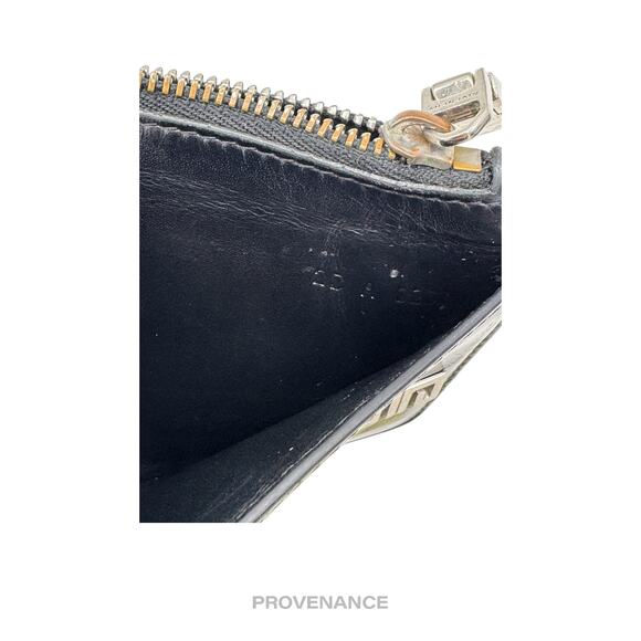 🔴 Givenchy 4G Logo Zip Card Holder Wallet - Black Leather - Picture 10 of 10